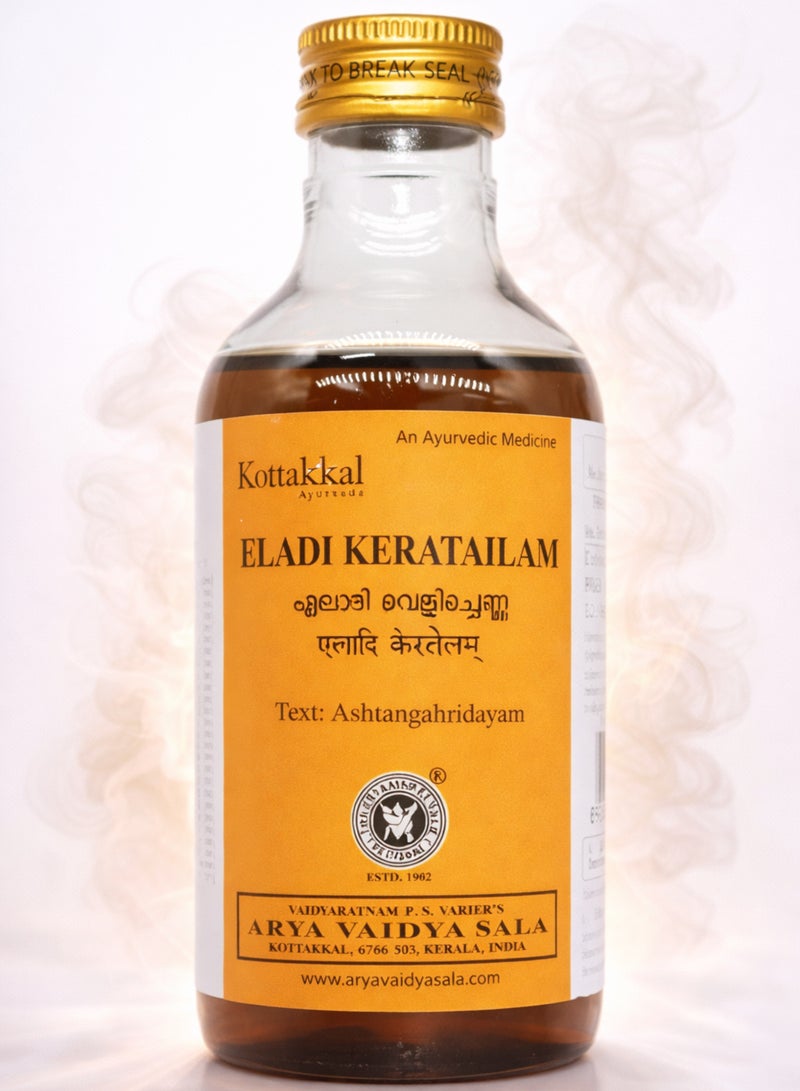 Kottakkal Ayurveda Eladi Kera Tailam | Classical Ayurvedic Herbal Oil for External Use | Wellness Massage Oil | Skin & Body Care Oil - Image 1